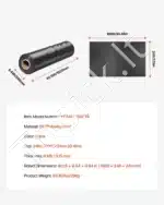 Juoda statybinė plėvelė mulčiavimui 7,31 x 30,48 m, 0,15 mm storio - Image 7