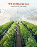 Juodai-balta statybinė plėvelė mulčiavimui 3,05 x 19,81 m, 0,25 mm storio - Image 3