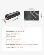 Juodai-balta statybinė plėvelė mulčiavimui 3,05 x 19,81 m, 0,25 mm storio - Image 7