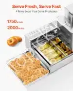 Komercinė automatinė spurgų gaminimo mašina 4 eilės | 240 vnt./h - Image 2