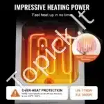 Komercinė elektrinė gruzdintuvė su nerūdijančio plieno talpykla | 3000 W | 5,9 l talpa | Temperatūra iki 200 °C | 220 V - Image 3