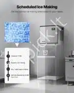 Komercinė ledukų gaminimo mašina – 181,4 kg per dieną, automatinė savęs valymo sistema - Image 6