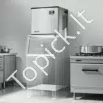 Komercinė ledukų gaminimo mašina – 181,4 kg per dieną, automatinė savęs valymo sistema - Image 8