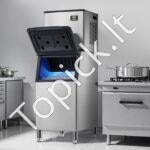 Komercinė ledukų gaminimo mašina – 249,5 kg per dieną, automatinė savęs valymo sistema - Image 8