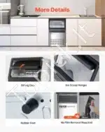 Komercinė ledukų gaminimo mašina – 49,9 kg per dieną, LED ekranas, 50 ledukų šablonų - Image 6