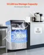 Komercinė ledukų gaminimo mašina – 49,9 kg per dieną, LED ekranas, 50 ledukų šablonų - Image 3