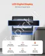 Komercinė ledukų gaminimo mašina – 49,9 kg per dieną, LED ekranas, 50 ledukų šablonų - Image 4