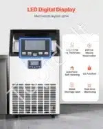 Komercinė ledukų gaminimo mašina – 58,97 kg per dieną, LED ekranas, 45 ledukų šablonai - Image 4