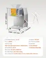 Komercinė mėsos pjaustyklė 850 W - Image 7