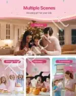 Komercinis elektrinis cukraus vatos aparatas | 1000 W | Rožinis | 6 porcijos/minutę - Image 6