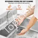 Komercinis elektrinis mėsos malūnas, 2200 W – 9,98 kg/min – Nerūdijančio plieno konstrukcija - Image 5