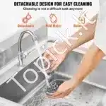 Komercinis elektrinis mėsos malūnas, 4000 W – 16,65 kg/min – Nerūdijančio plieno konstrukcija - Image 5