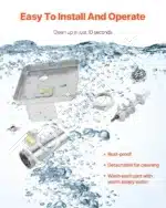 Komercinis elektrinis mėsos malūnas su dešrų pildymo funkcija – 5 kg/min talpa | Nerūdijančio plieno konstrukcija - Image 5