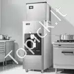 Komercinis ledo aparatas – 226,8 kg per dieną, 80 kg talpos talpykla, automatinis išleidimas - Image 8