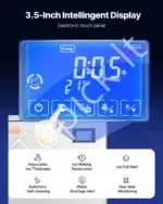 Komercinis ledo aparatas – 249 kg per dieną, 80 kg talpa, automatinis išleidimas - Image 6