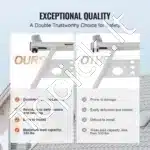 Laiptų stabilizatorius su sienine atrama 81,5 × 71 × 5,5 cm, iki 150 kg apkrova - Image 6