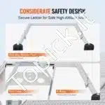 Laiptų stabilizatorius su sienine atrama 81,5 × 71 × 5,5 cm, iki 150 kg apkrova - Image 7