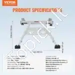 Laiptų stabilizatorius su sienine atrama 81,5 × 71 × 5,5 cm, iki 150 kg apkrova - Image 3