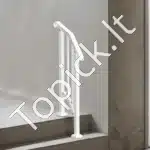 Laiptų turėklai 1-2 pakopoms, 153,5 x 8,4 x 99 cm, balti - Image 7