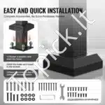 Laiptų turėklai 1-2 pakopoms, 153,5 x 8,4 x 99 cm - Image 4