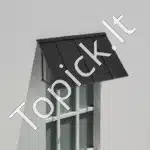 Langų ir durų stogelis 112,5 x 61 x 61 cm - Image 8