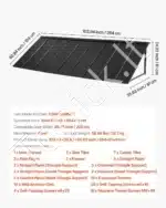 Langų ir durų stogelis 264 x 91 x 61 cm - Image 7