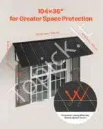 Langų ir durų stogelis 264 x 91 x 61 cm - Image 4