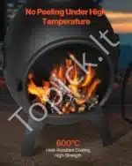 Lauko ugniakuras-krosnelė, 52 x 50 x 130 cm - Image 4