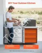 Lauko virtuvės stalčiai, 47 x 57 x 57 cm - Image 2