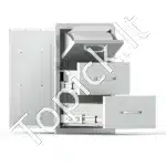 Lauko virtuvės stalčiai su vėdinimo panele, 42 x 52 x 73,6 cm - Image 8