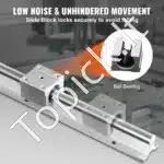 Linijiniai Kreipikliai 1500 mm – Visas Komplektas CNC Staklėms 2 vnt - Image 3