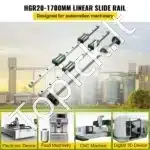 Linijiniai Kreipikliai 1700 mm ir RM1605 Rutulinis Sraigtas – Visas Komplektas CNC Staklėms 2 vnt - Image 2