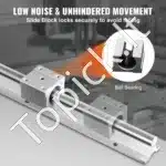 Linijiniai Kreipikliai 800 mm – Visas Komplektas CNC Staklėms - Image 3