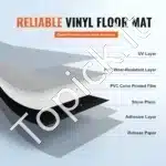 Lipnios vinilinės grindų plytelės, 36 vnt., šviesiai pilko medžio rašto - Image 2