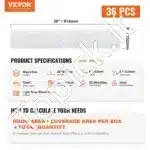 Lipnios vinilinės grindų plytelės, 36 vnt., šviesiai pilko medžio rašto - Image 6