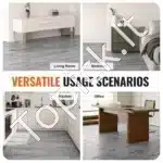 Lipnios vinilinės grindų plytelės, 36 vnt., vintažinio medžio rašto - Image 5