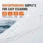 Lipnios vinilinės grindų plytelės, 50 vnt., balto marmuro raštas - Image 3