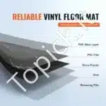 Lipnios vinilinės grindų plytelės, 50 vnt., juodo marmuro raštas - Image 2