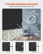 Markizė / apsauginis tinklas nuo saulės 305 x 305 cm - Image 5