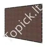 Markizė / apsauginis tinklas nuo saulės 305 x 366 cm rudos spalvos - Image 8