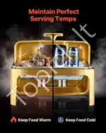 Marmitas, 1 vnt., 8,5 L, auksinė spalva - Image 4