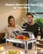 Marmitų komplektas, 2 vnt., 3,9 L, sidabrinė spalva - Image 2