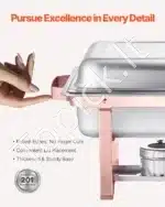 Marmitų komplektas, 2 vnt., 7,5 L, rožinio aukso spalvos - Image 2