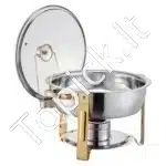 Marmitų komplektas, 4 vnt., 4,7 L, auksinė spalva - Image 9