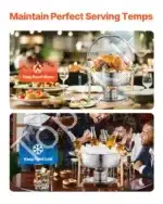 Marmitų komplektas, 4 vnt., 4,7 L, auksinė spalva - Image 3