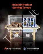 Marmitų komplektas, 4 vnt., 7,5 L, auksinė spalva - Image 3