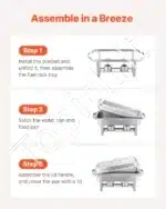 Marmitų komplektas, 4 vnt., 7,5 L, sidabrinė spalva - Image 7