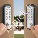 Mechaninis durų užraktas su klaviatūra, 35-65 mm - Image 8