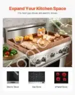 Medinis padėklas-pjaustymo lentelė, ruda - Image 2