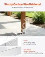 Medinių stulpų bazė / atrama, 10 vnt. / 139.5x141.5 mm - Image 3